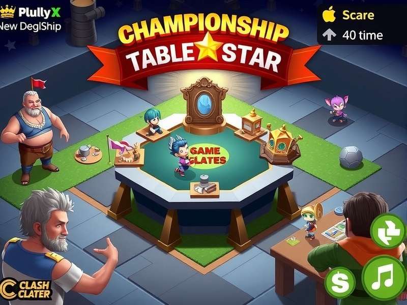 Championship Table Clash Star Game Banner